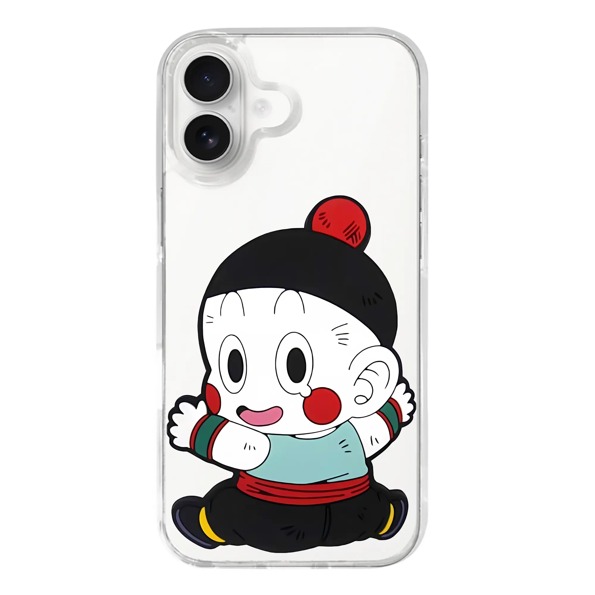 ドラゴンボール グッズ チャオズ - iPhone 17シリーズ 透明スマホケース – 薄型・耐衝撃・精密フィット保護カバー